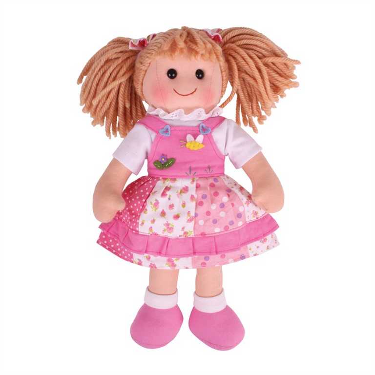 Bigjigs Toys Lalka szmaciana Hayley 34 cm