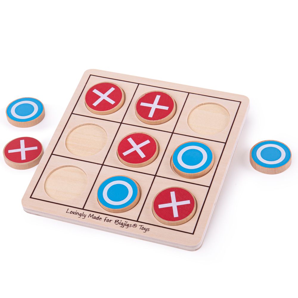 Bigjigs Toys Holz Tic Tac Toe Natur