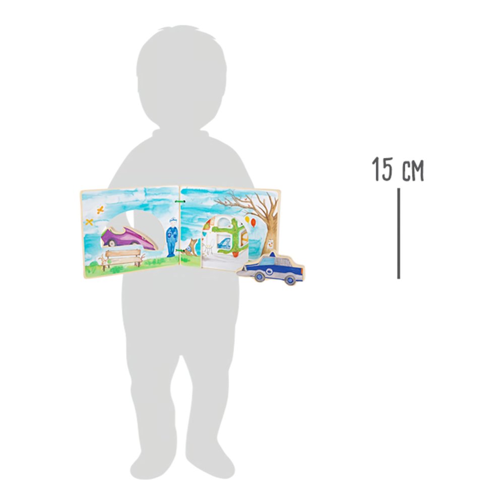 small foot Livre en bois police – Image 4