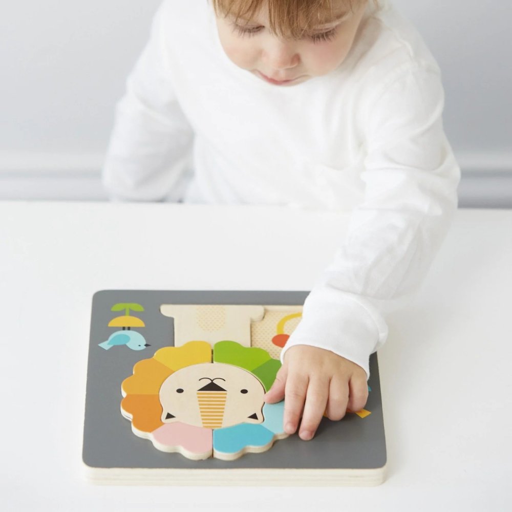 Petit Collage Puzzle de Madera León - Imagen 3