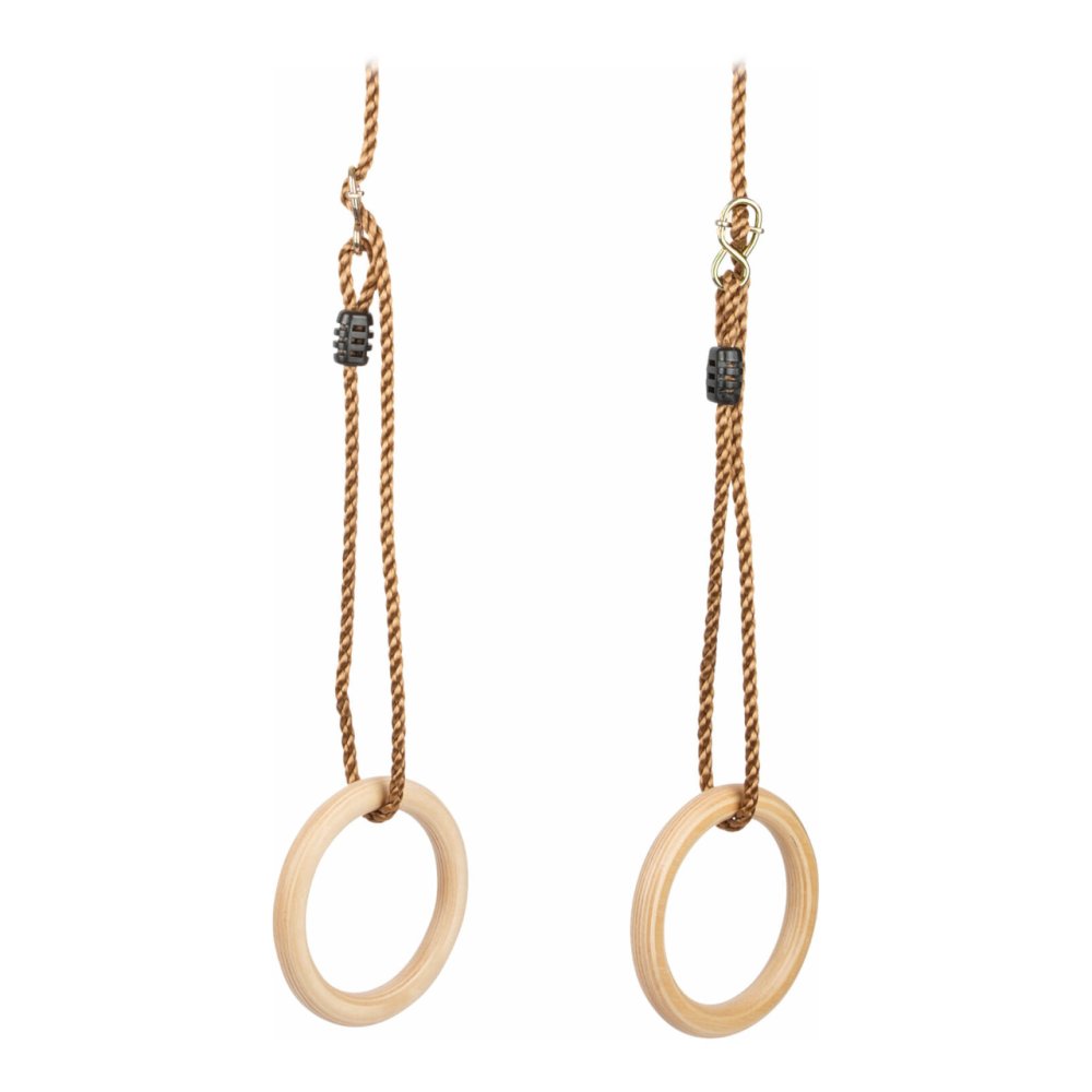 small foot Drewniane kółka gimnastyczne