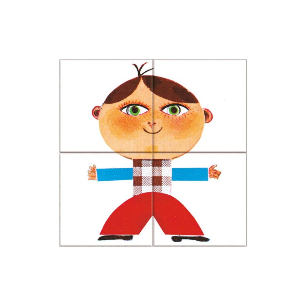 Dino Dřevěné kostky Kohout (obrázek 10)