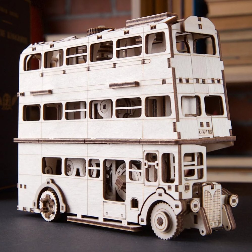Ugears 3D fa mechanikus puzzle Harry Potter Knight Bus - Image 6