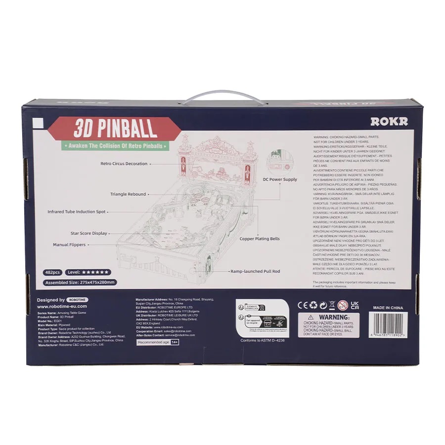 RoboTime 3D fa mechanikus építőjáték Pinball - Image 4