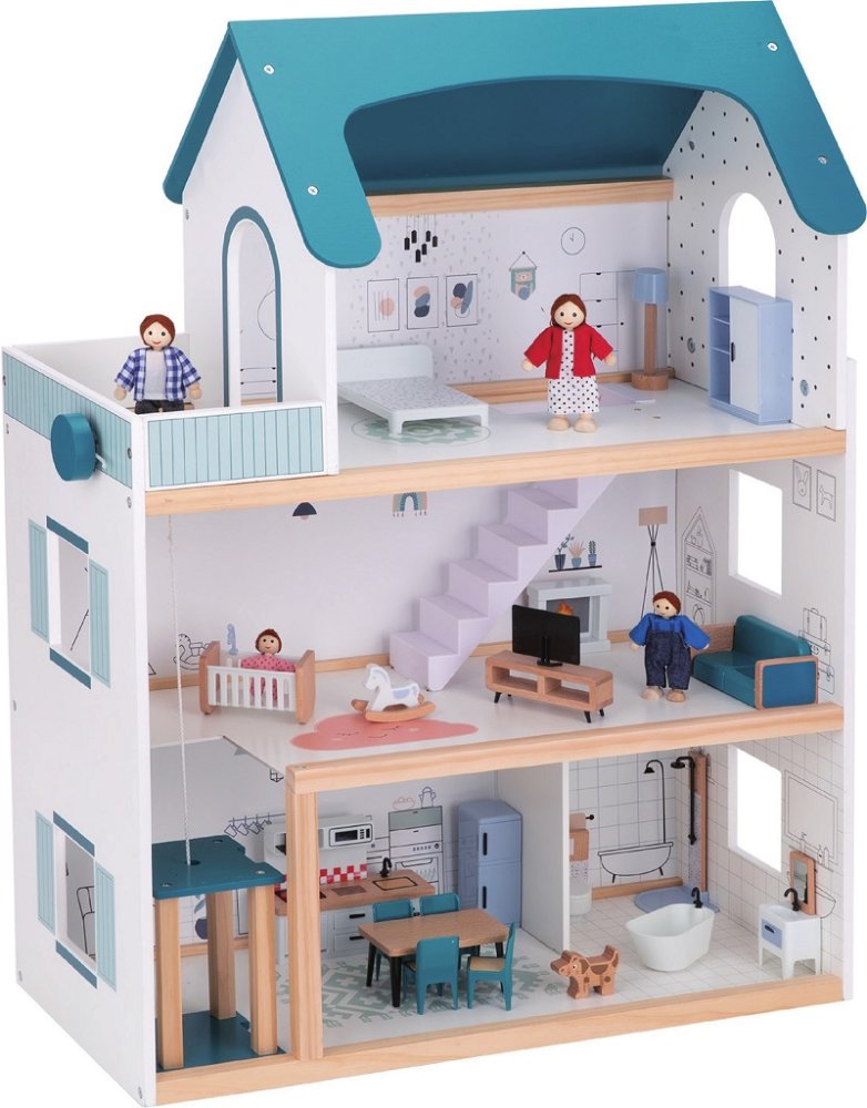 2Kids Toys Domek dla lalek Barbora z wyposażeniem