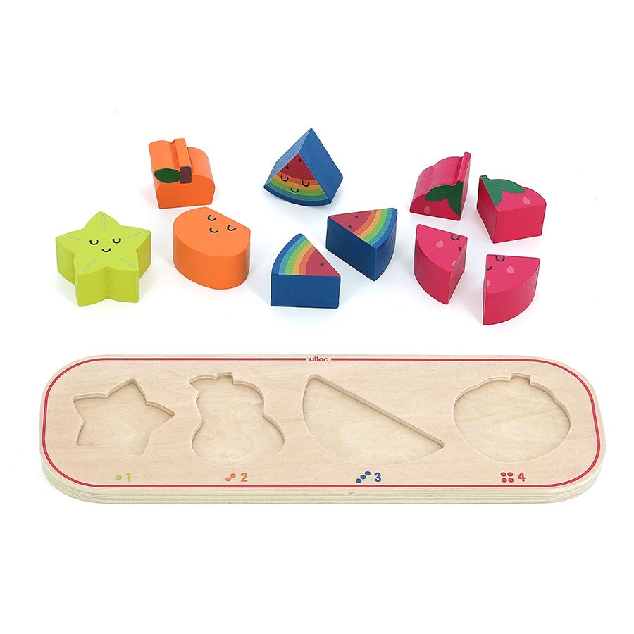 Vilac Kirakó puzzle Gyümölcsökkel számolni tanulok Sarah Betz - Image 5