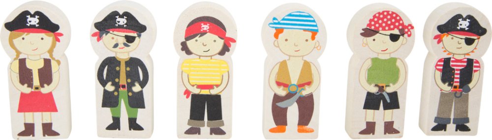 small foot Treno in legno pirati - immagine 3