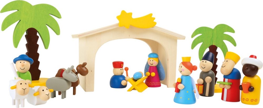 small foot Presepe in legno per bambini