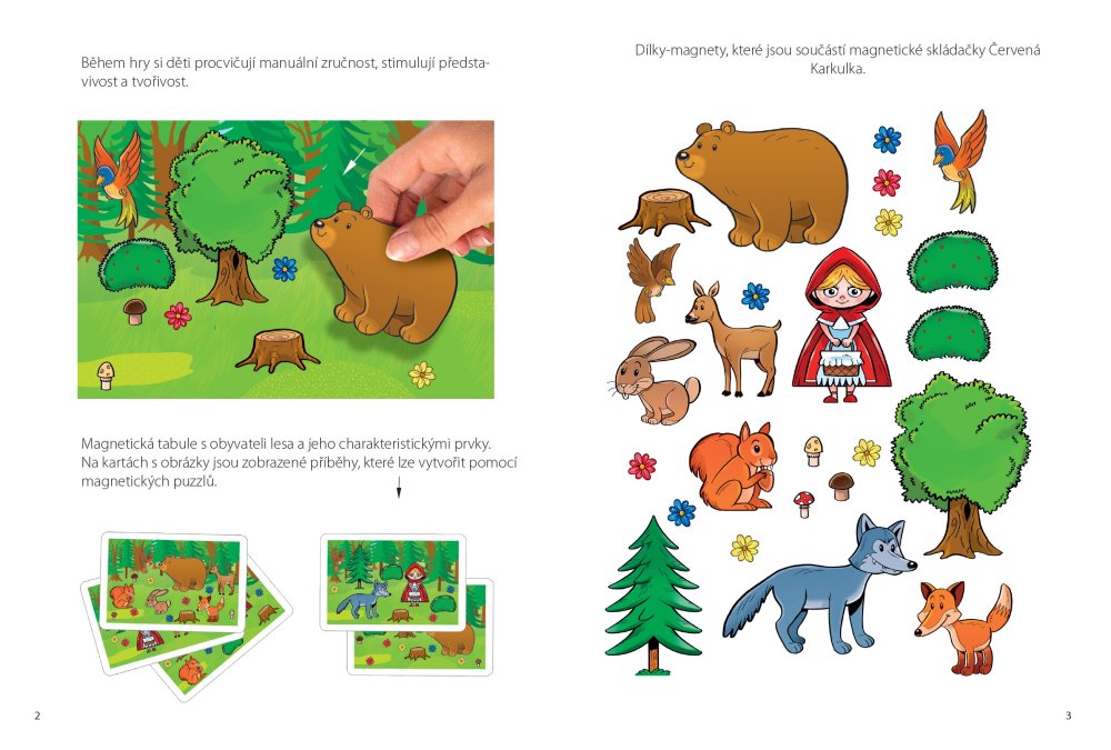 Alexander Storie Magnetiche Cappuccetto Rosso - immagine 2