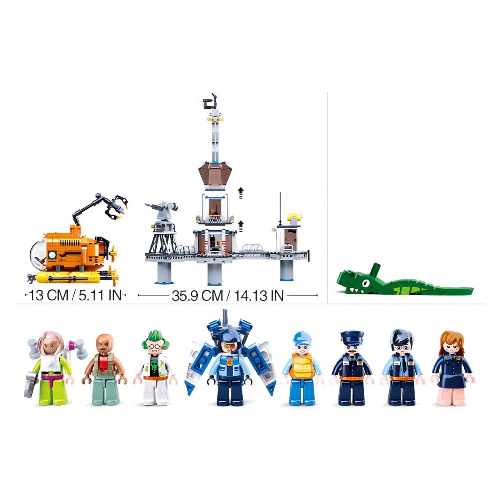 Sluban M38-B0828 Supervillain Prison - Image 4