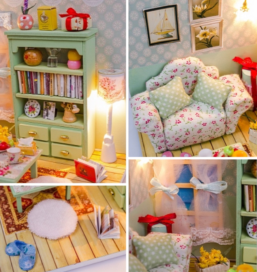 2Kids Toys miniatura della casa delle bambole Family Hall - immagine 4