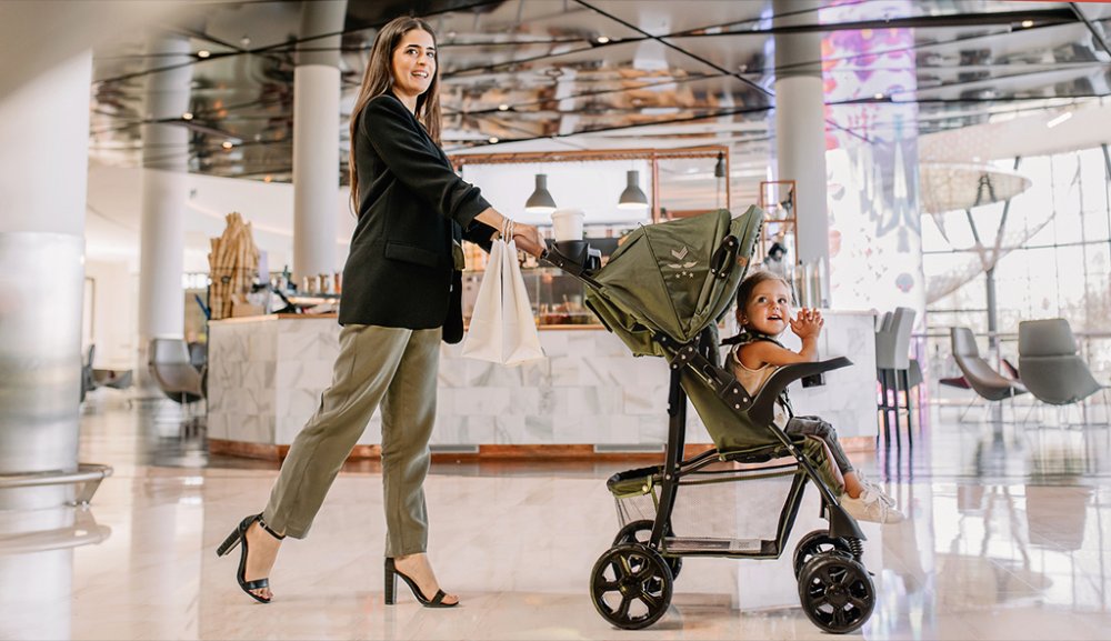 LIONELO Sportkinderwagen Emma Plus Forest Green – Bild 7