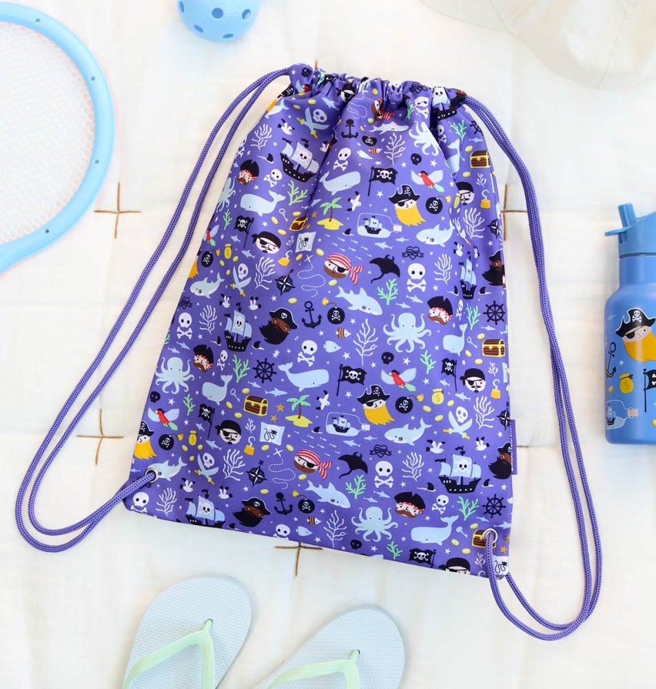 A Little Lovely Company - Bolsa de deporte infantil - piratas - Imagen 4