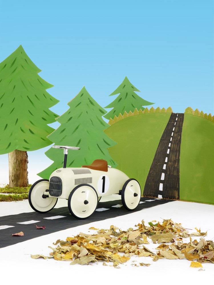 Vilac Vintage rowerek biegowy kremowy - obrazek 6