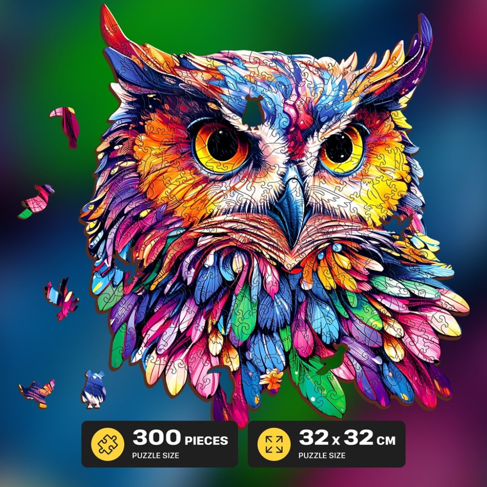 EscapeWelt Puzzle de Madera Búhos 300 Piezas - Imagen 5