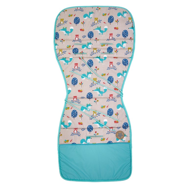 Materassino per passeggino VISCO memory foam Outlast® - mint volpe