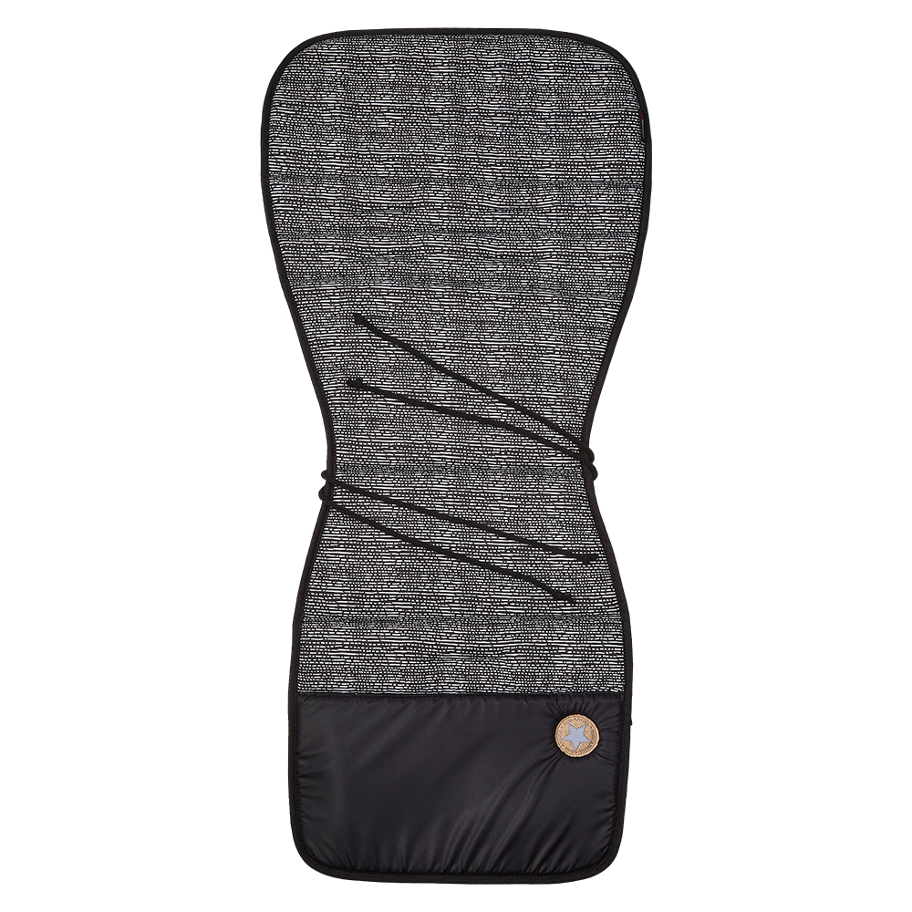 Materassino per passeggino VISCO memory foam Outlast® - bianco e nero