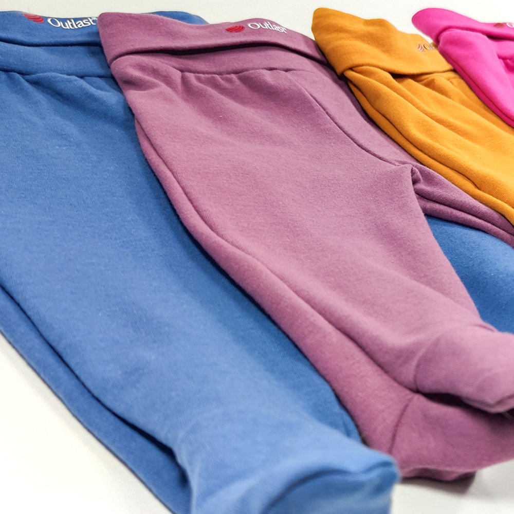 Pantalones con pies Outlast® - violeta 56 - Imagen 3