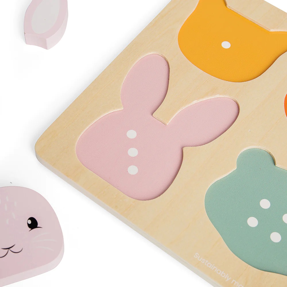 Bigjigs Toys Vkládací puzzle počítání Zvířátka (obrázek 3)