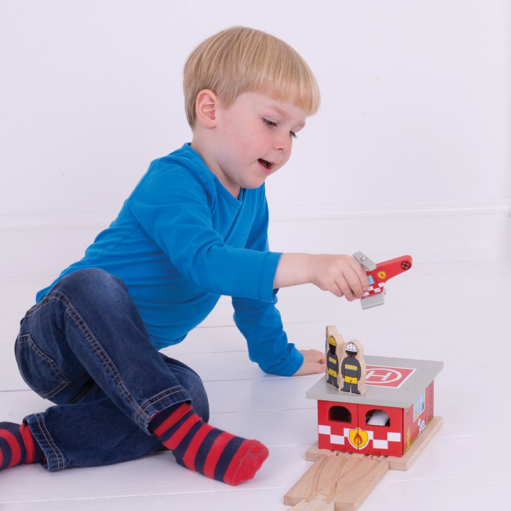 Bigjigs Rail Depo Straż Pożarna (zdjęcie 3)