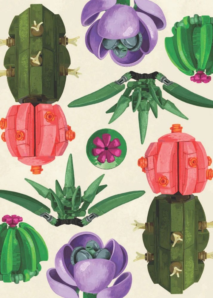 Chronicle Books LEGO® Sada botanických hracích karet (obrázek 4)