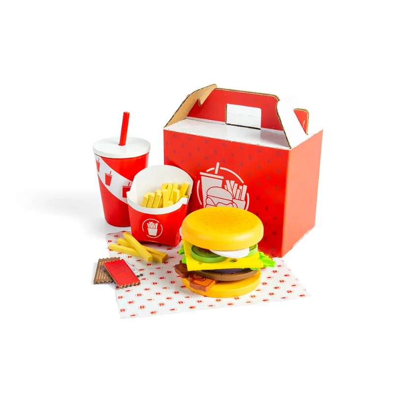 Bigjigs Toys Sada Burger a hranolky (obrázek 5)