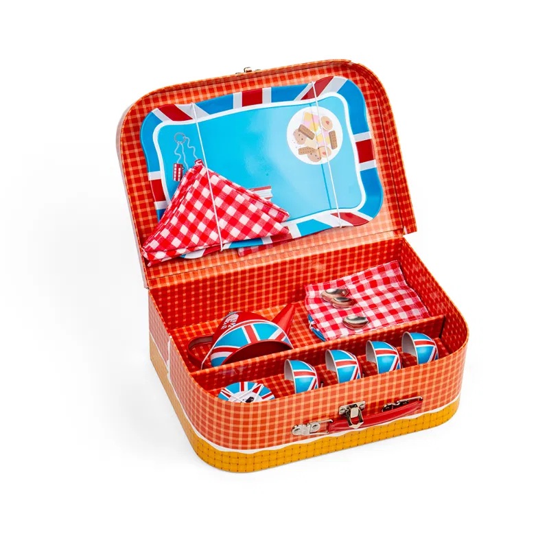 Bigjigs Toys Čajová sada v kufříku Londýn (obrázek 4)
