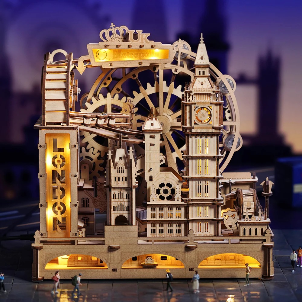 RoboTime 3D mechanická skládačka kuličkové dráhy Londýn (obrázek 9)
