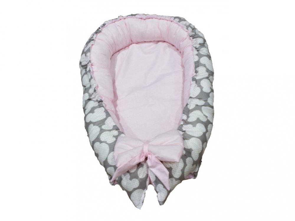 Gniazdko niemowlęce - Mickey pink