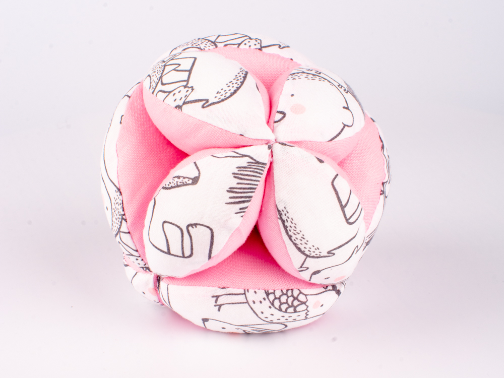 MyMoo Montessori Greifball  Waldtiere/rosa
