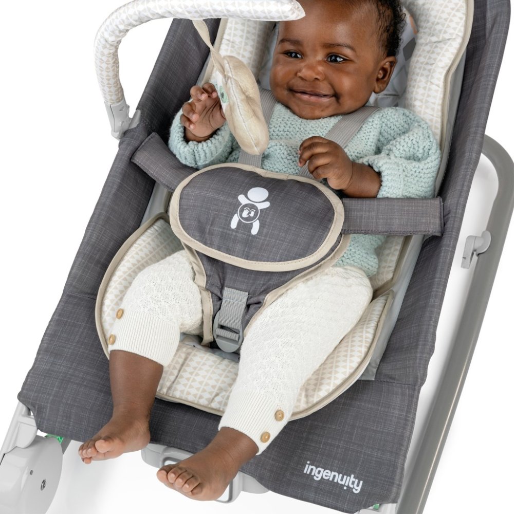 INGENUITY Massagestoel Trilt Met Happy Belly™ Rock-to-Bounce Melodie - Parker™ 0m+ Tot 9kg