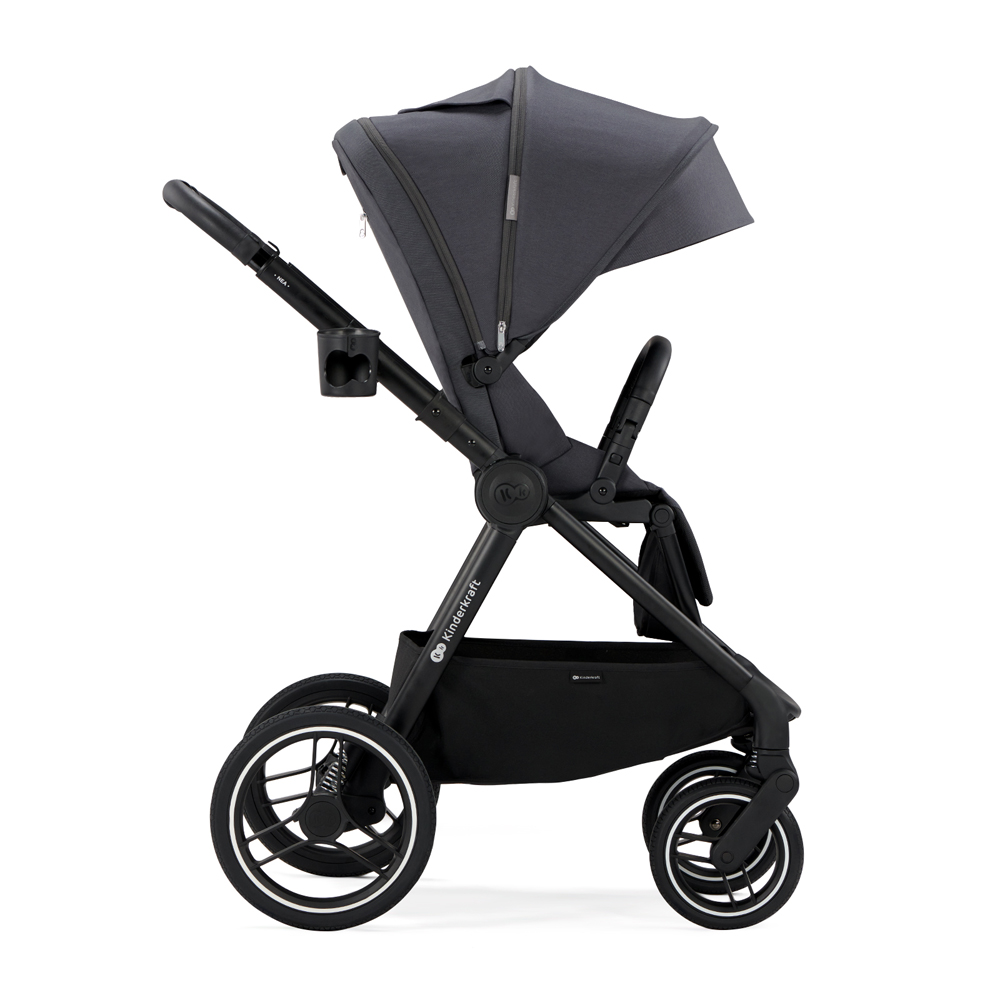 KINDERKRAFT SELECT Carucior Combinat Nea 2in1 Deep Grey, Premium