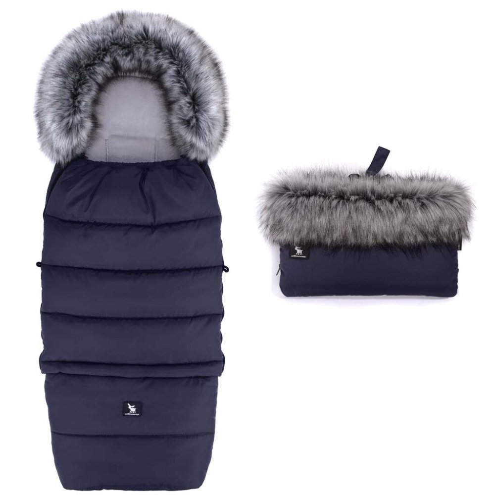 COTTONMOOSE Barnvagn Och Muffset Combi Blue