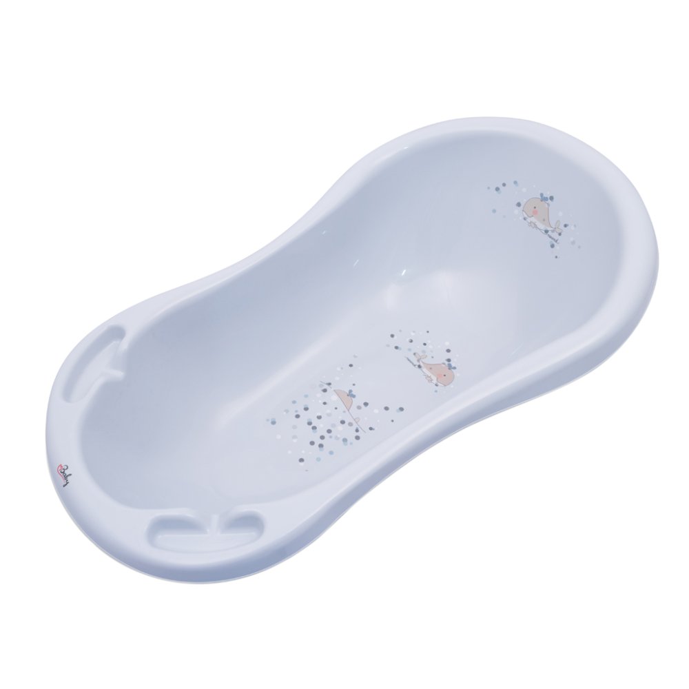 MALTEX Bath Tub Whale Minimal 84 Cm - Satin Blue