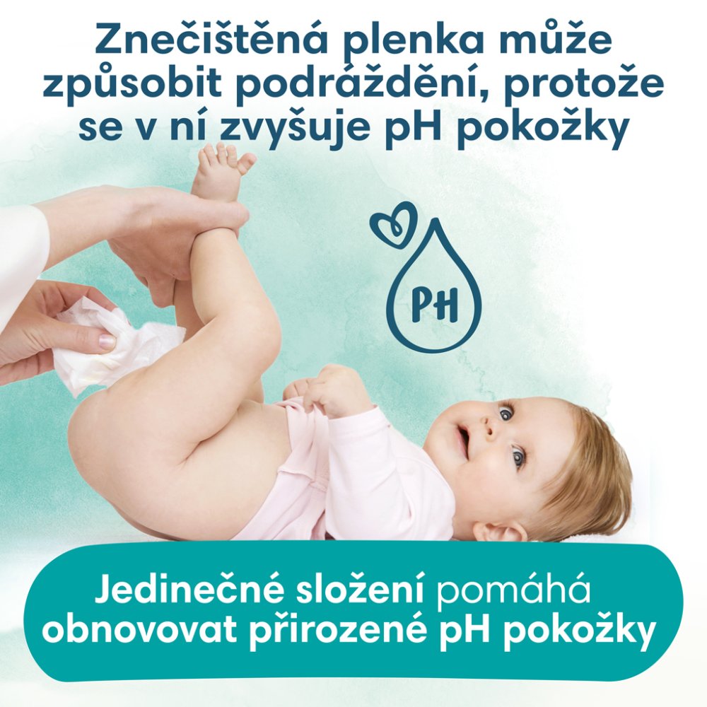 PAMPERS Maramice Za čišćenje Harmonie Protect & Care 4 Pakiranja = 176 Maramica