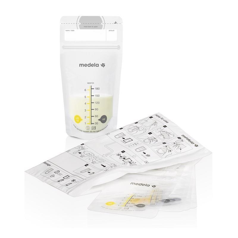 MEDELA Worki Do Przechowywania Mleka Matki 180 Ml, 25 Szt