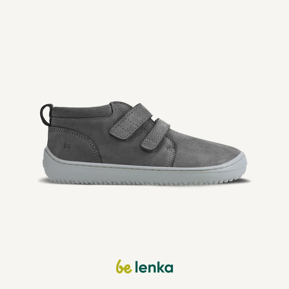 Kinder-Barfußschuhe Be Lenka Play - Dunkelgrau 25 Grey