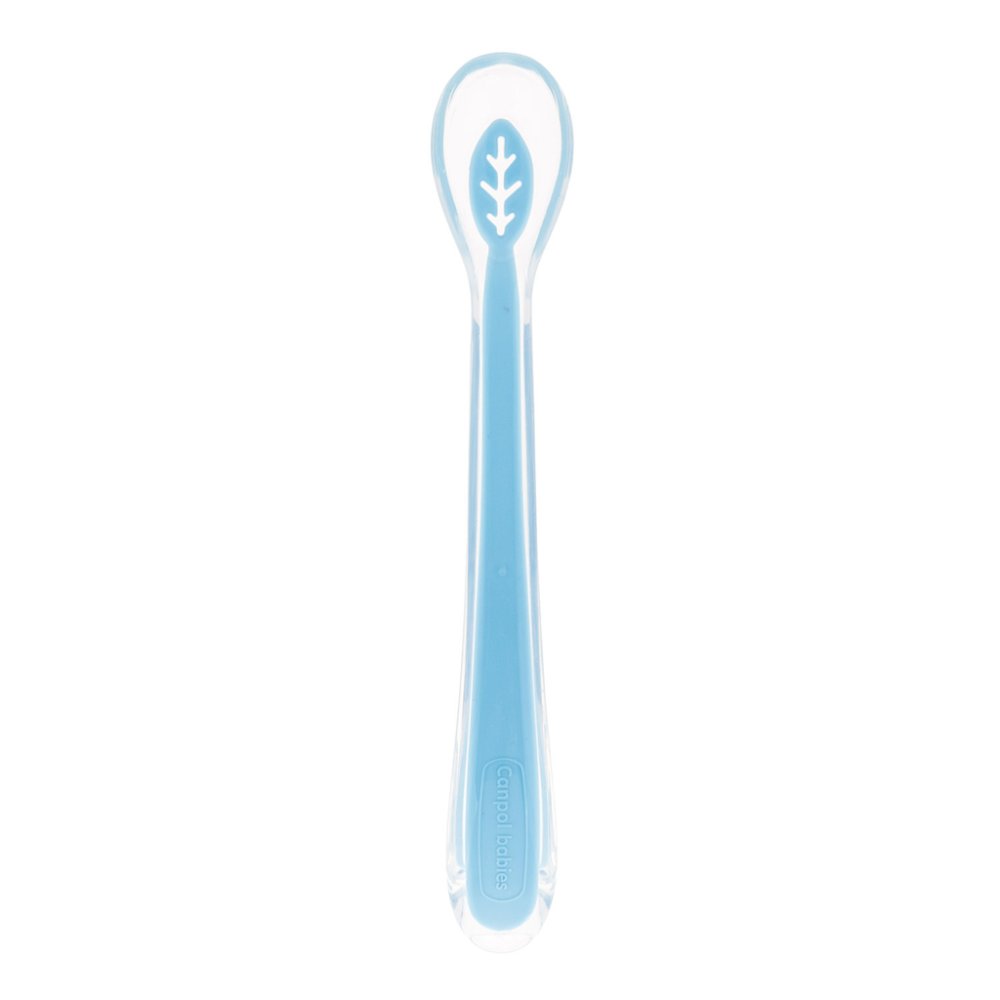CANPOL BABIES Cucchiaio in silicone blu - immagine 3