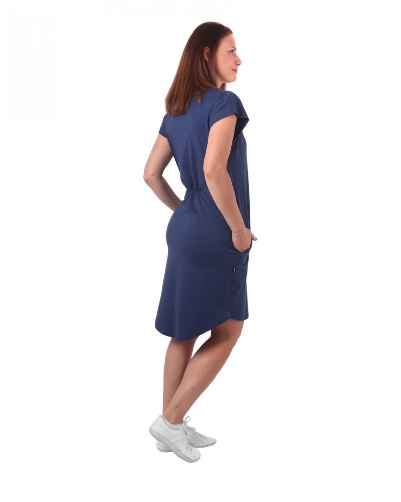 Abito da donna Zoe con tasche, vestibilità ampia, blu jeans S/M - immagine 7