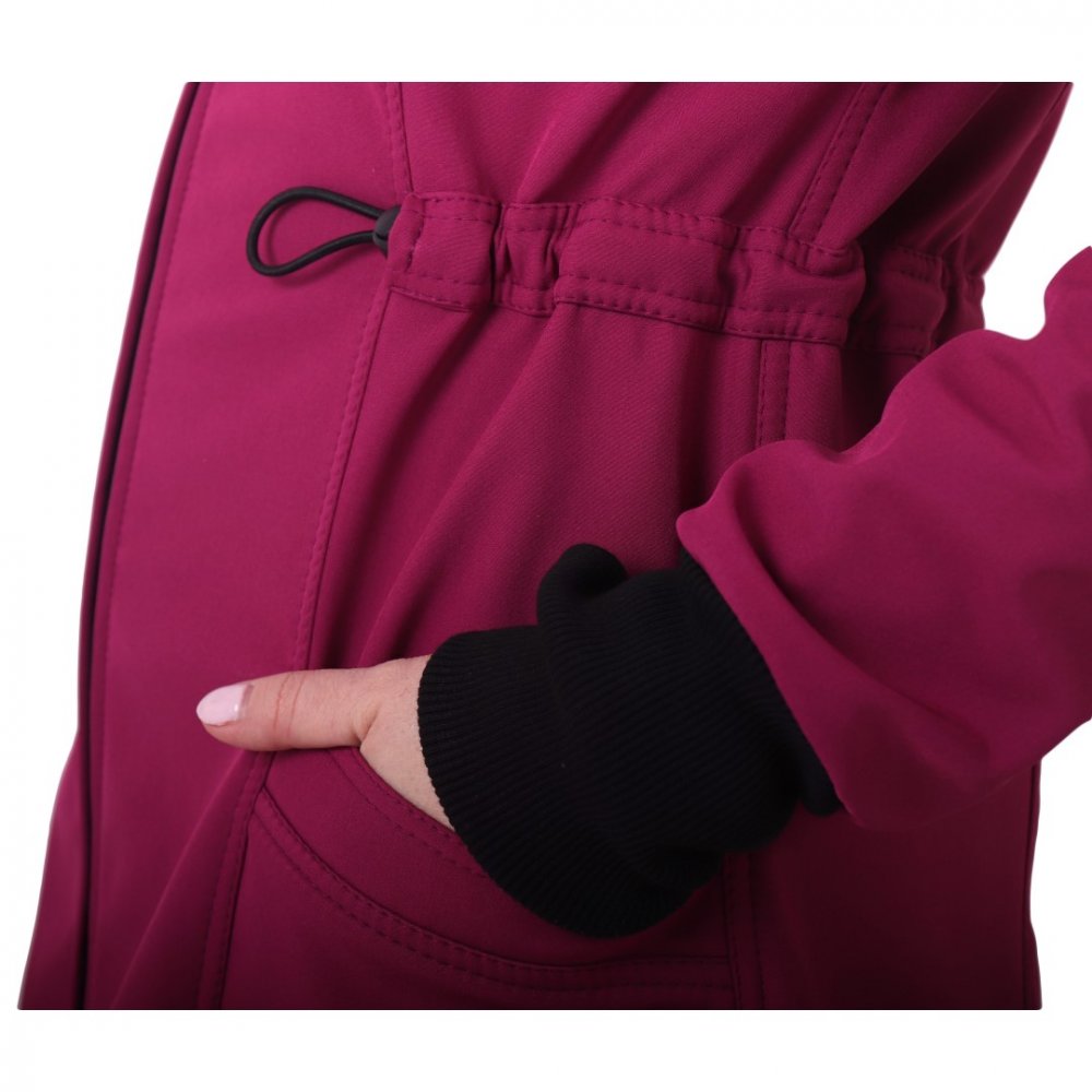 Cappotto softshell da donna Hana, fucsia XL do 165 cm - immagine 5