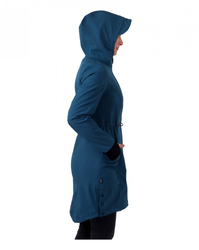 Manteau softshell pour femmes Hana, petrol S – Image 3