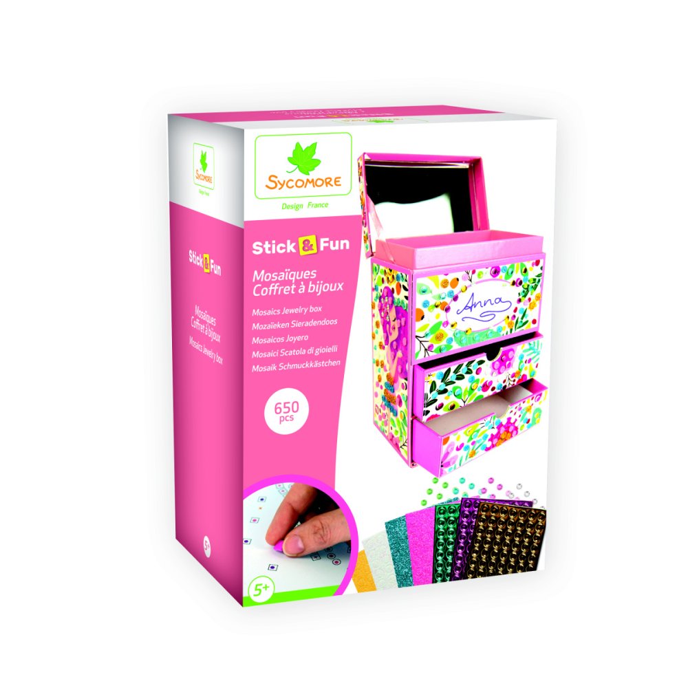Mosaico Stick & Fun - Portagioie 3D