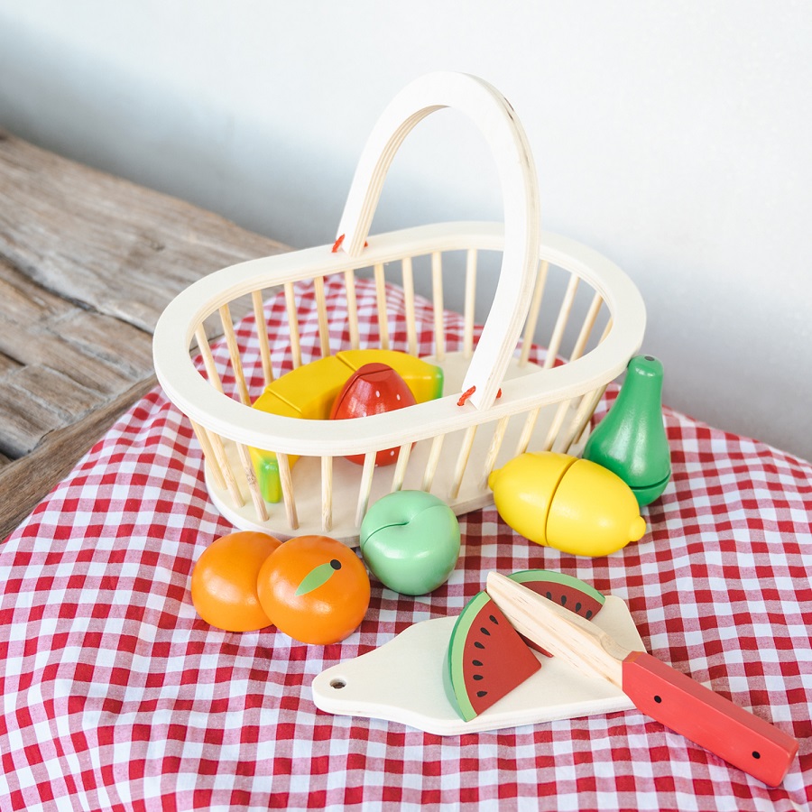 Set da taglio - cestino di frutta - immagine 6