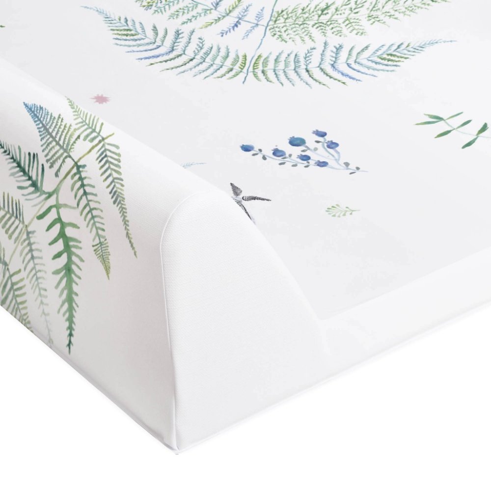 CEBA Matelas à langer 2 faces avec plateau rigide (50x80) Comfort Watercolor World Polypody – Image 4