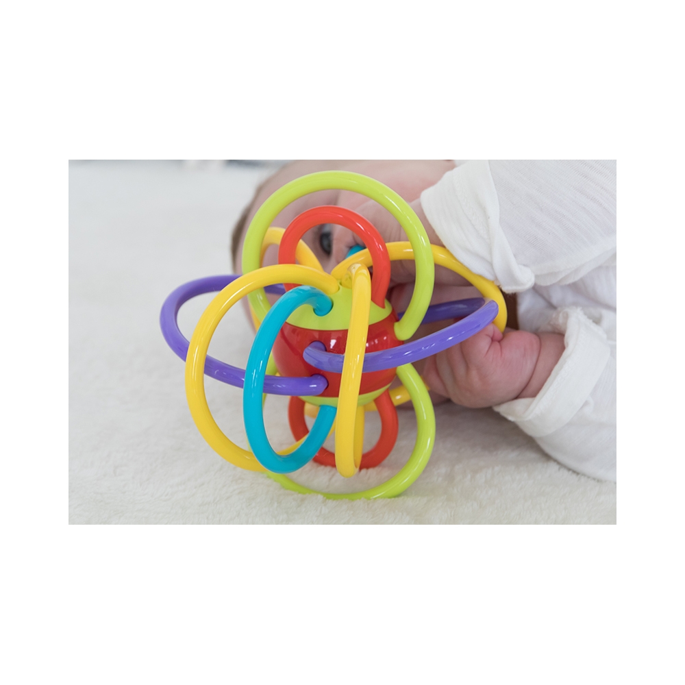 NUBY Massaggiagengive ad anello con sonaglio 6m + - immagine 3