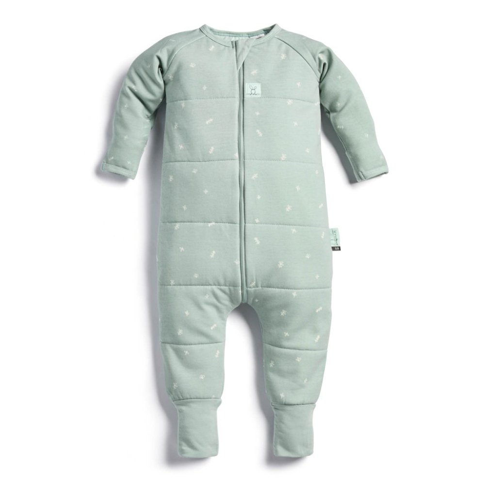 ERGOPOUCH Combinaison de nuit en coton biologique Onesie Sage 12-24 mois, 2,5 tog