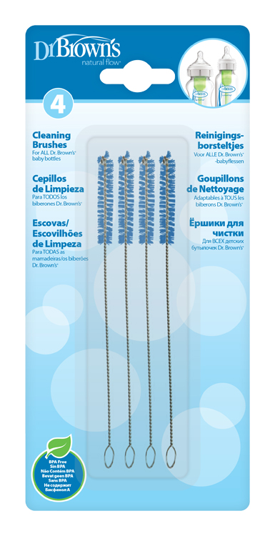 DR.BROWN'S Brosse de nettoyage pour valve et biberon 4 pièces – Image 3