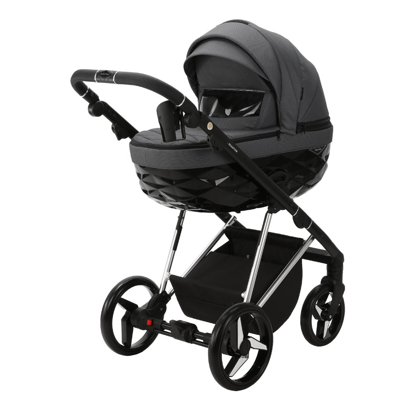 ADAMEX Poussette combinée Quantum Special Edition Graphite/Argent – Image 4