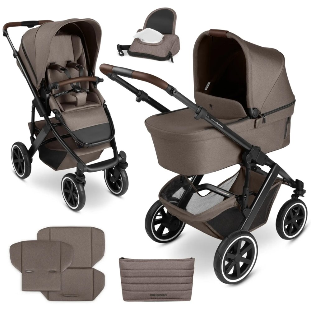 ABC DESIGN Passeggino combinato Salsa 5 Air nature 2025 + adattatore per seggiolino auto in omaggio