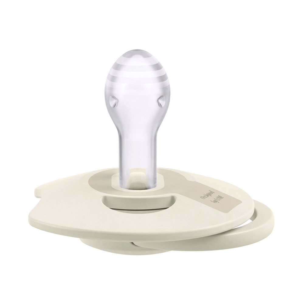 LOVI Sucette silicone dynamique Prime 18m+ 2 pièces Coconut/Ivoire – Image 3